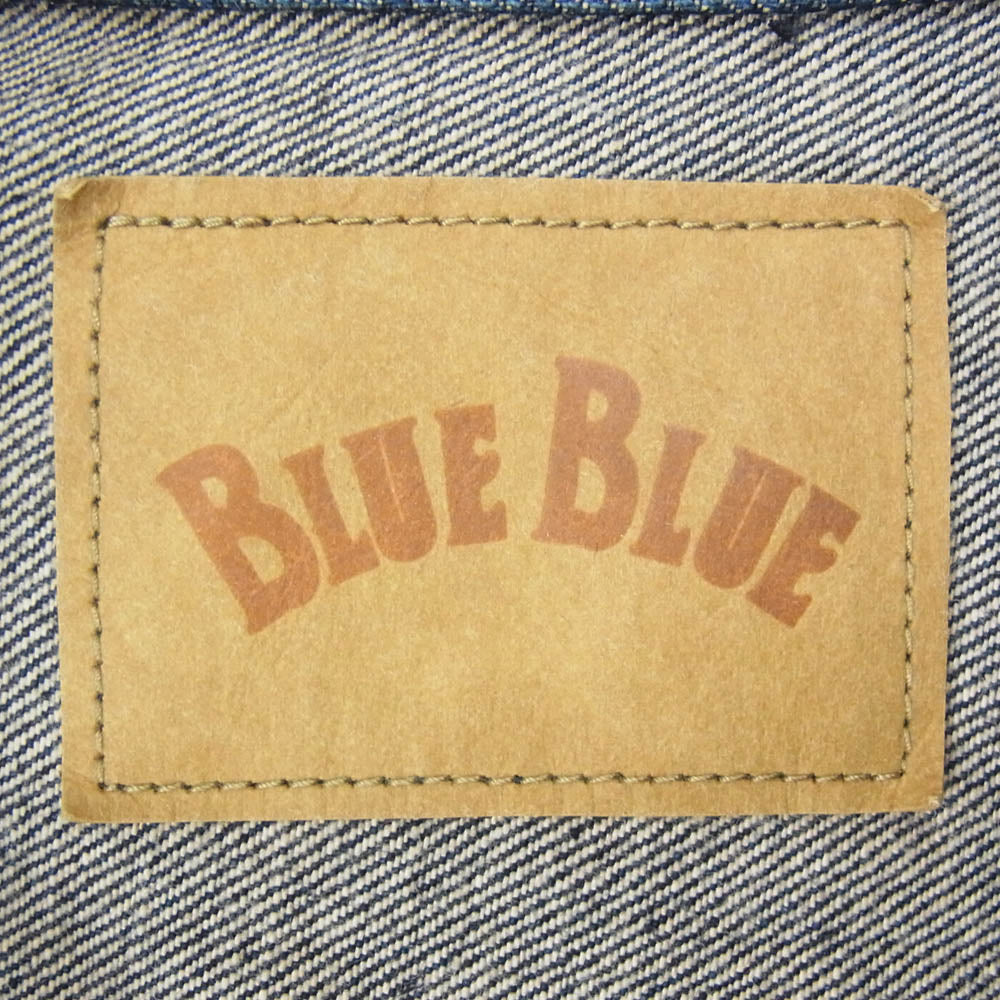 BLUE BLUE ブルーブルー 1004810 セルビッチデニム3RDタイプトラッカージャケット Gジャン デニムジャケット インディゴブルー系 3【中古】