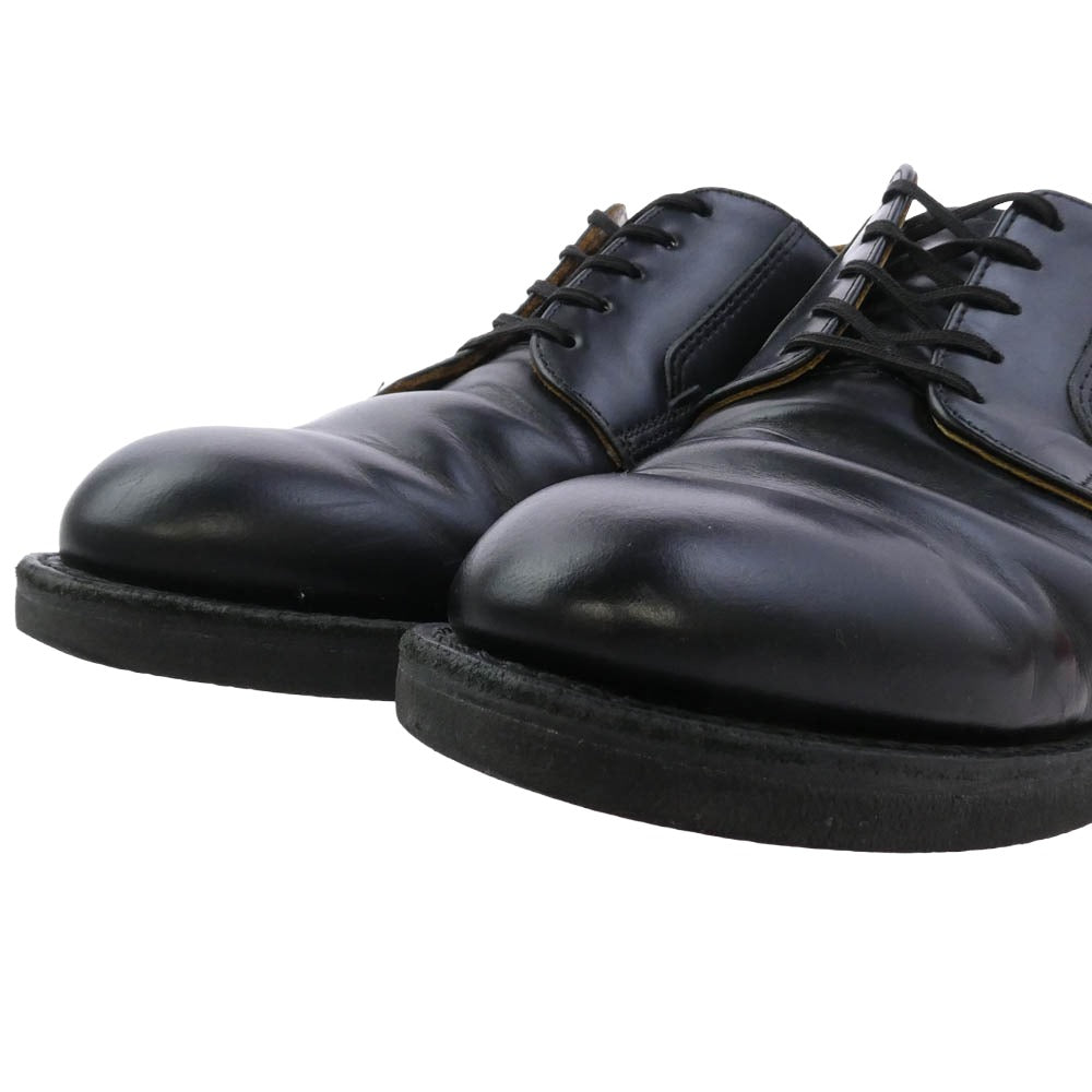 RED WING レッドウィング POSTMAN OXFORD 101 ポストマン オックスフォード レザー サービス シューズ ブラック系 US9【中古】