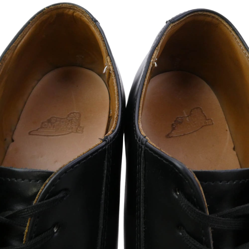 RED WING レッドウィング POSTMAN OXFORD 101 ポストマン オックスフォード レザー サービス シューズ ブラック系 US9【中古】