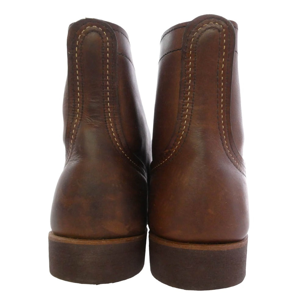 RED WING レッドウィング 8111 IRON RANGER アイアン レンジャー アンバー ハーネス ワーク ブーツ ブラウン系 US9【中古】