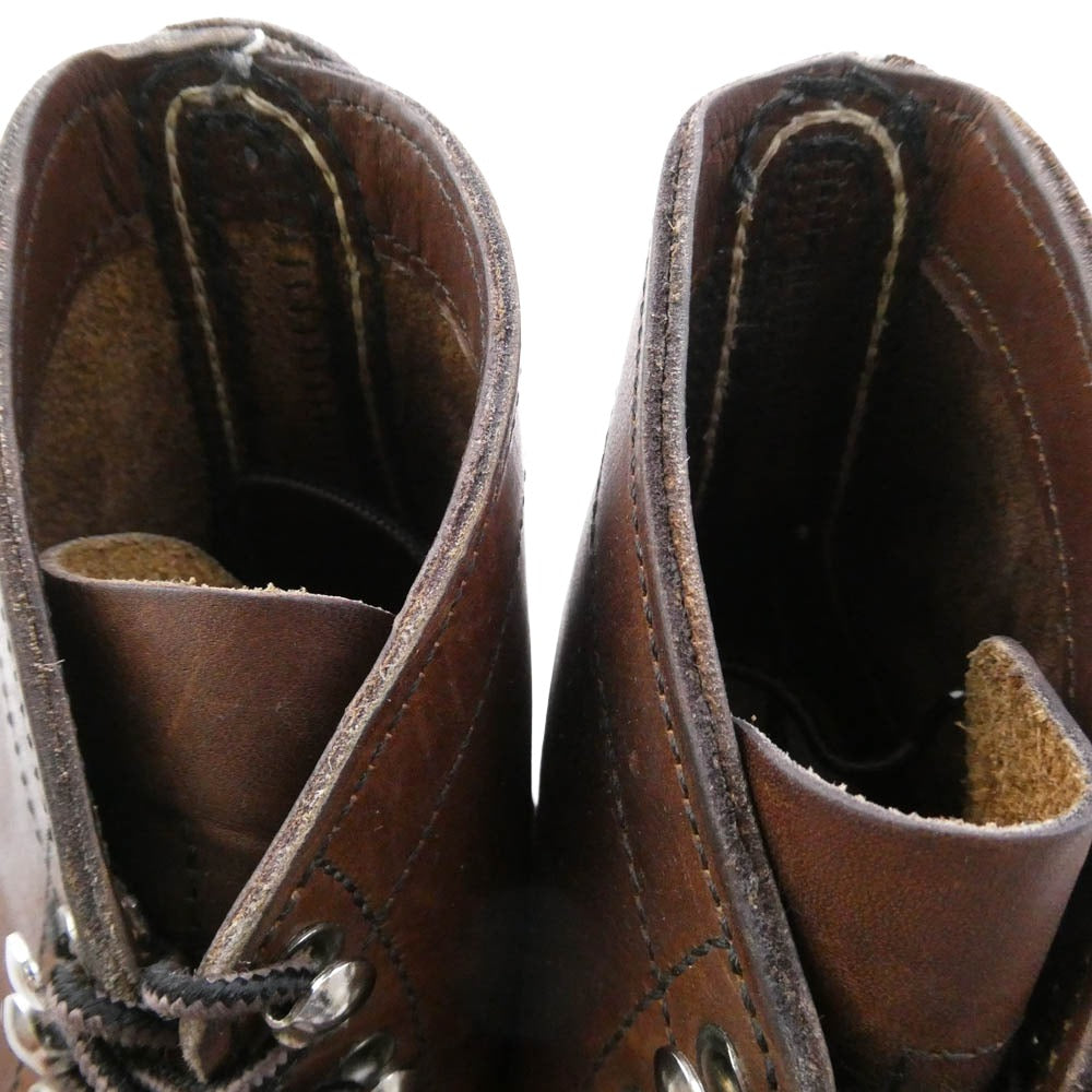 RED WING レッドウィング 8111 IRON RANGER アイアン レンジャー アンバー ハーネス ワーク ブーツ ブラウン系 US9【中古】