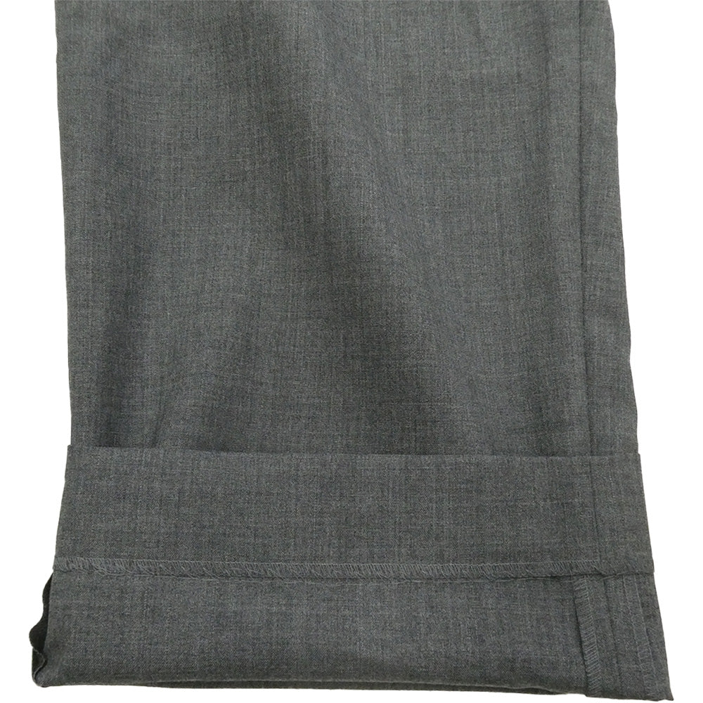 ATON エイトン PRAGGW0700 WOOL TORPICAL LOOSE FIT PANTS ウール トロピカル ルーズフィット スラックス パンツ グレー系 44【新古品】【未使用】【中古】