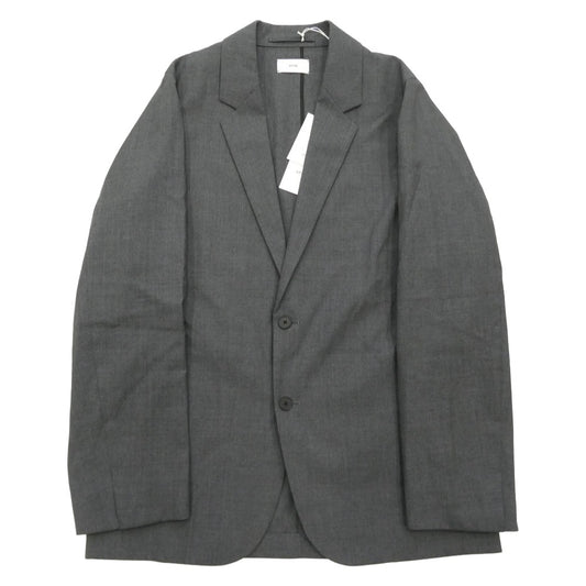 ATON エイトン JKAGCW0700 WOOL TROPICAL TAILORED JACKET ウール トロピカル テーラード ジャケット グレー系 02【新古品】【未使用】【中古】