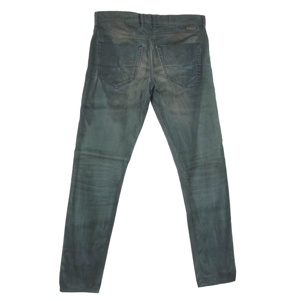 DIESEL ディーゼル TEPPHAR WASH0886A STRETCH SLIM-CARROT ストレッチ コーティング加工 ボタンフライ スキニーデニム ブラック系 31【中古】