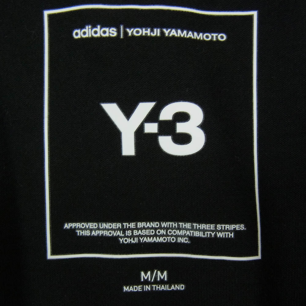 Y-3 Yohji Yamamoto ワイスリー ヨウジヤマモト IW0071 BOXY SHORT SLEEVE TEE ブラック系 M【美品】【中古】