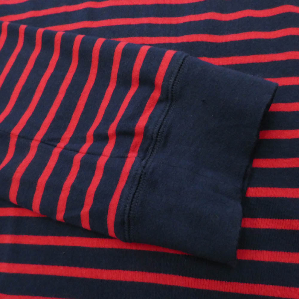POLO RALPH LAUREN ポロ・ラルフローレン ボーダー ロンT 長袖 カットソー ネイビー系 レッド系 XL【中古】