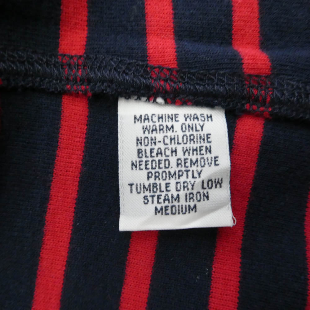 POLO RALPH LAUREN ポロ・ラルフローレン ボーダー ロンT 長袖 カットソー ネイビー系 レッド系 XL【中古】