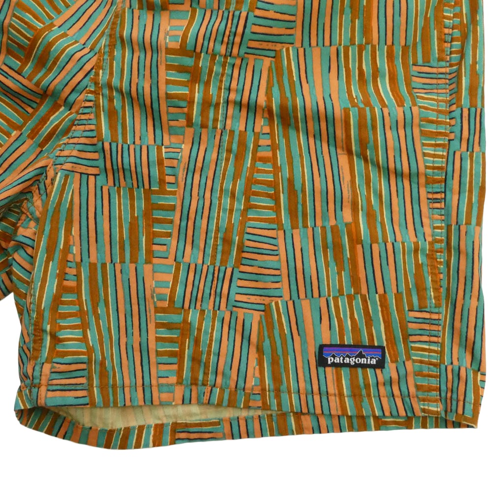 patagonia パタゴニア 25SS 57145 M's Funhoggers Shorts メンズ ファンホッガーズ ショーツ ハーフ ショート パンツ 6インチ グリーン系 L【中古】