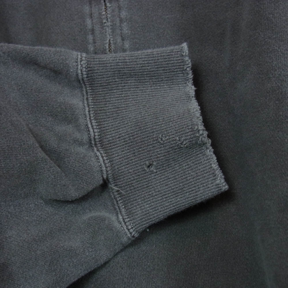 ANCELLM アンセルム 24AW ANC-CT67 HALF ZIP SWEAT SHIRT ハーフジップ スウェットシャツ ブラック系 2【中古】