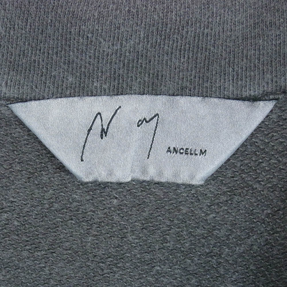 ANCELLM アンセルム 24AW ANC-CT67 HALF ZIP SWEAT SHIRT ハーフジップ スウェットシャツ ブラック系 2【中古】