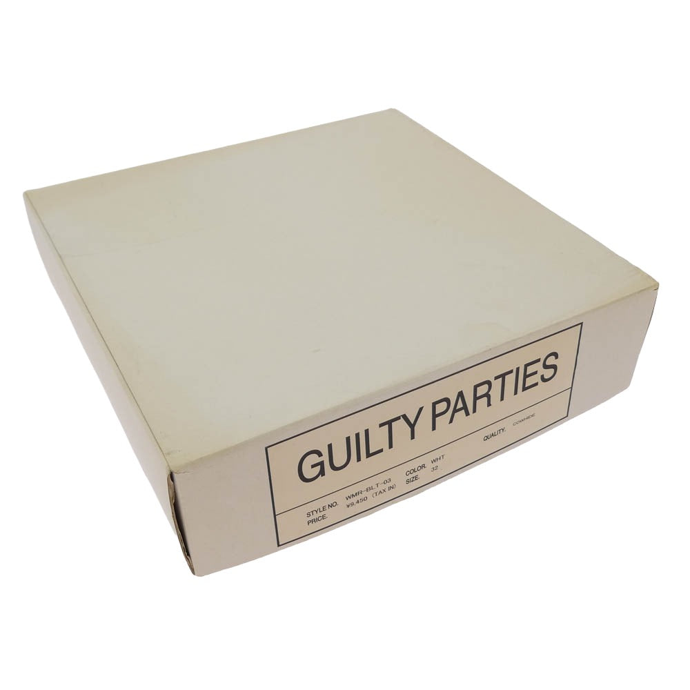 WACKO MARIA ワコマリア 12AW WMR-BLT-03 GUILTY PARTIES ENAMEL BELT パテント エナメル ナロー レザー ベルト ホワイト系 32【中古】