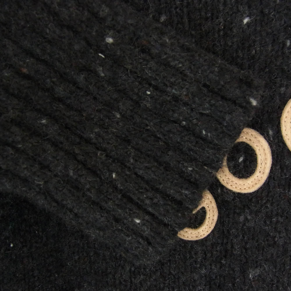 BY GLADHAND バイグラッドハンド 23AW BYGH-23-AW-14 GOODFIELD NEP CREW NECK SWEATER フロントロゴ ネップ クルーネック ニットセーター チャコール系 M【中古】