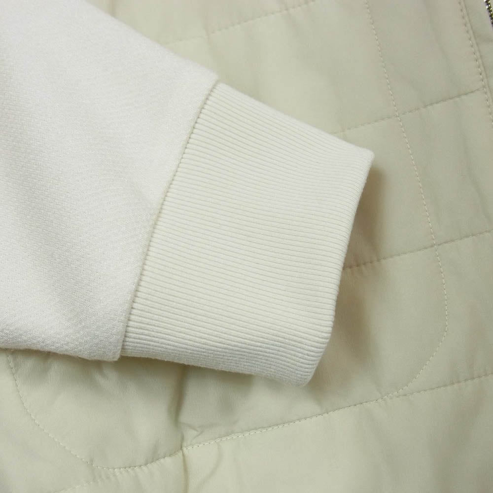 MACKINTOSH PHILOSOPHY マッキントッシュフィロソフィー H1F49619 エアロゲルキルト ブリスター コンビ ジップアップ ブルゾン ジャケット オフホワイト系 38【中古】