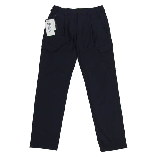 Herno ヘルノ PT000076U ストレッチポリ イージー カーゴ パンツ ダークネイビー系 XS【中古】