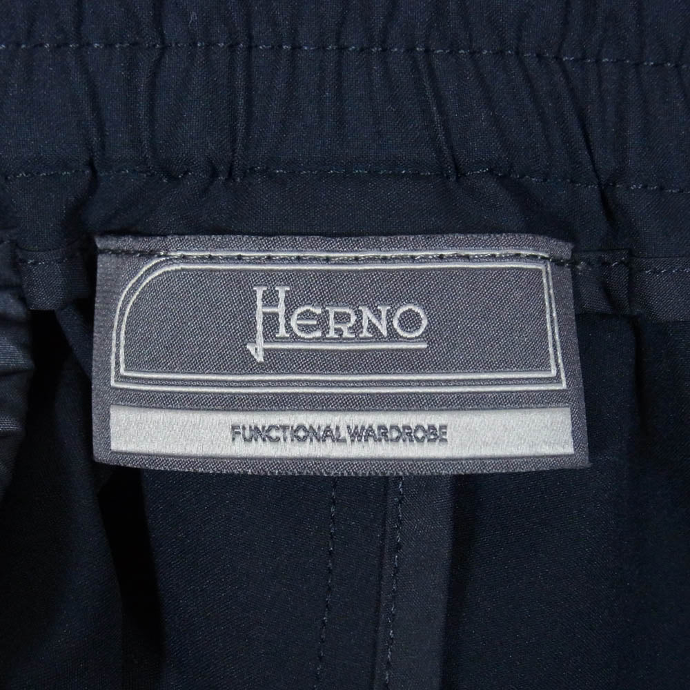 Herno ヘルノ PT000076U ストレッチポリ イージー カーゴ パンツ ダークネイビー系 XS【中古】
