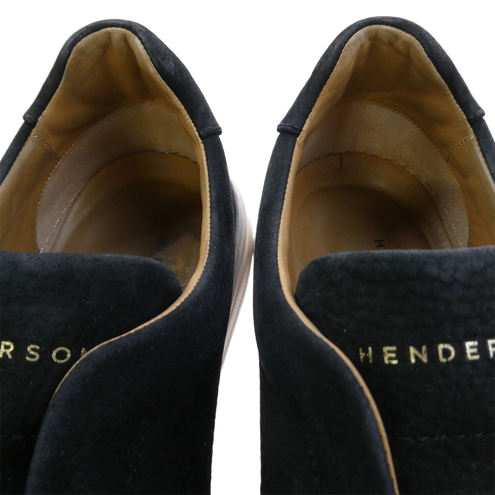 ヘンダーソン DENNYS スエード スニーカー ブラック系 41【中古】