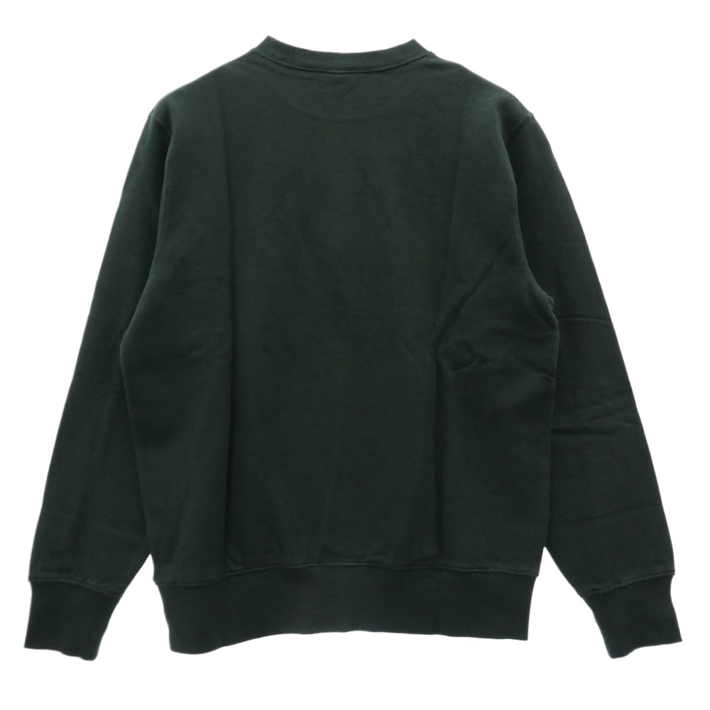 Champion チャンピオン C3-G012 トリコタグ復刻 DELAWARE カレッジプリント クルー スウェット モスグリーン系 L【新古品】【未使用】【中古】
