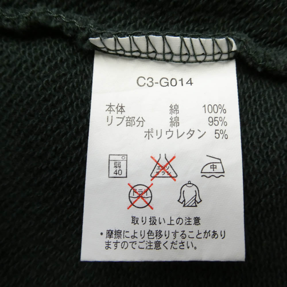 Champion チャンピオン C3-G014 トリコタグ復刻 MIAMI FLORIDA カレッジプリント クルー スウェット モスグリーン系 L【新古品】【未使用】【中古】