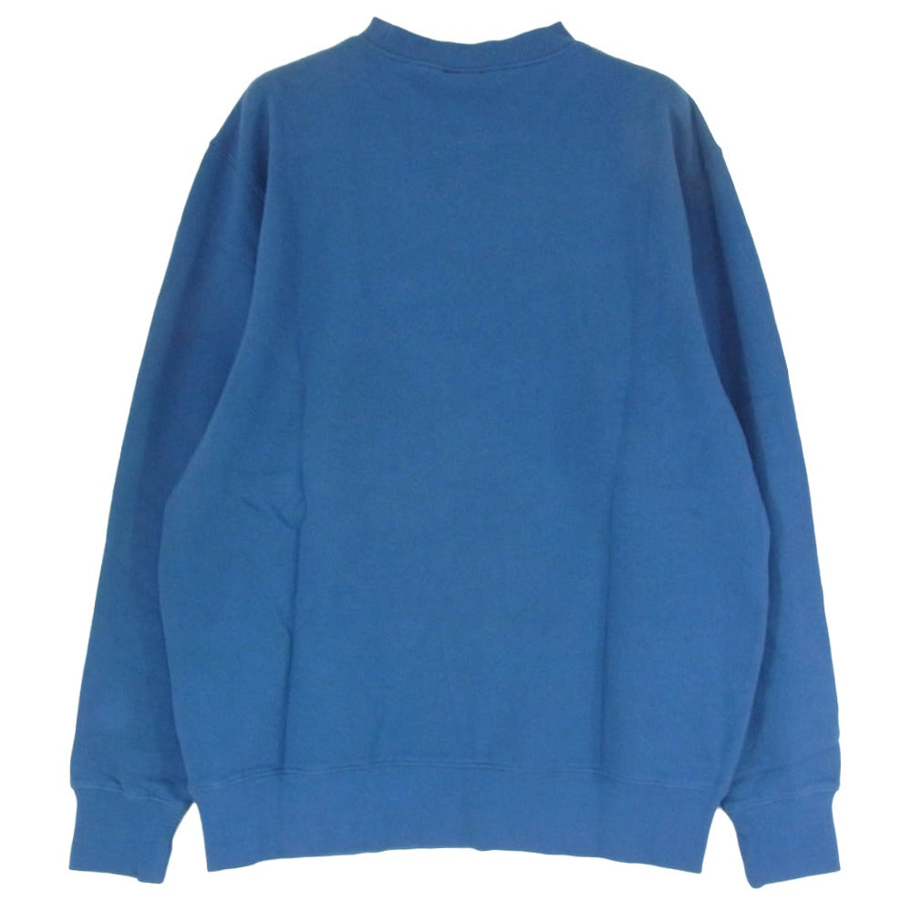 Champion チャンピオン C3-G015 トリコタグ復刻 PORTLAND CC カレッジプリント クルー スウェット ブルー系 L【新古品】【未使用】【中古】
