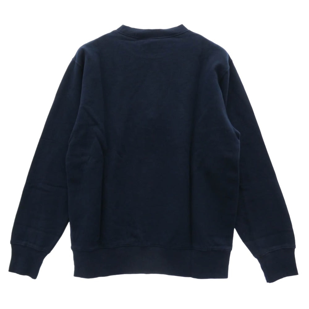 Champion チャンピオン C3-G013 トリコタグ復刻 BROOKLYN NEW YORK カレッジプリント クルー スウェット ネイビー系 L【新古品】【未使用】【中古】