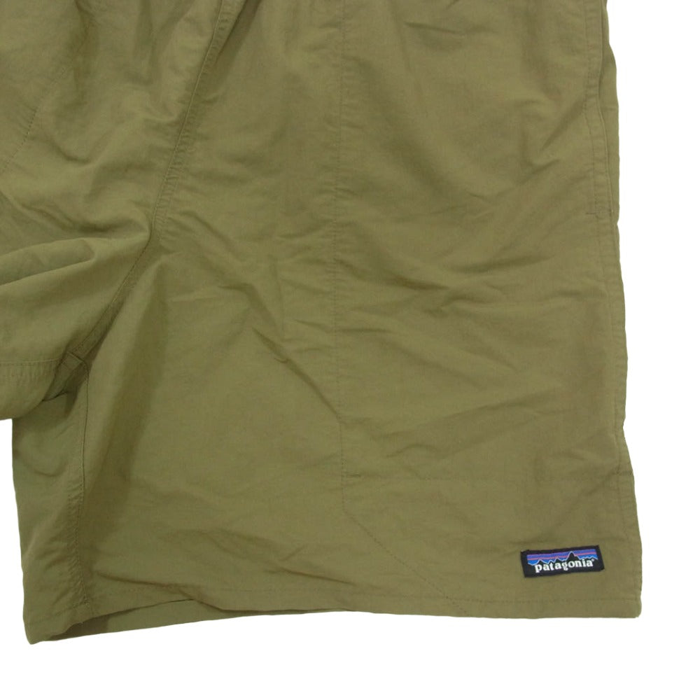 patagonia パタゴニア 22SS 58035 22年製 Baggies Longs 7inch バギーズ ロング 7インチ ショーツ ショート パンツ カーキ系 XL【中古】