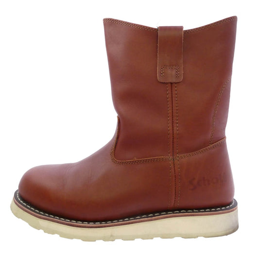 schott ショット WELLINGTON BOOTS ウェリントン ペコス ブーツ ブラウン系 27.5cm【中古】