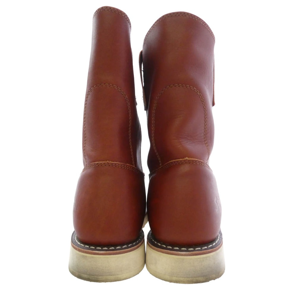 schott ショット WELLINGTON BOOTS ウェリントン ペコス ブーツ ブラウン系 27.5cm【中古】