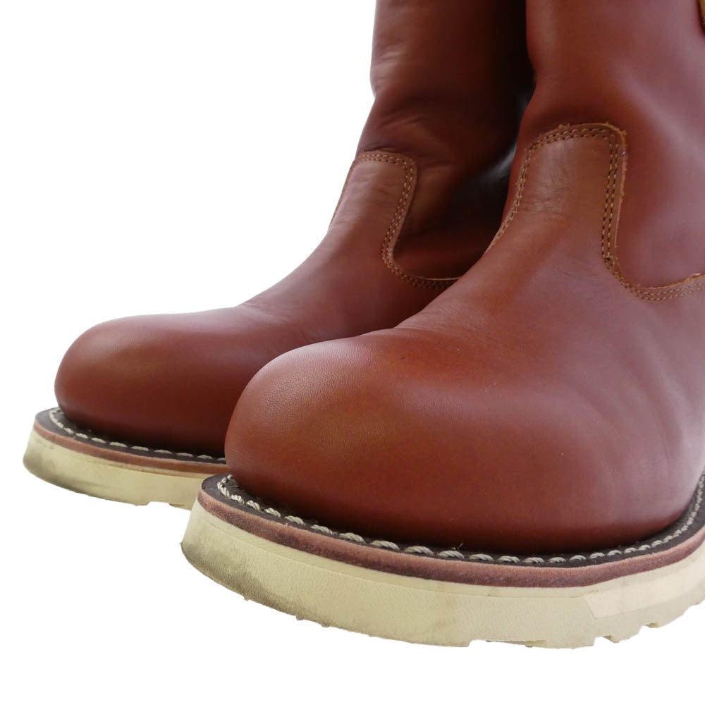 schott ショット WELLINGTON BOOTS ウェリントン ペコス ブーツ ブラウン系 27.5cm【中古】