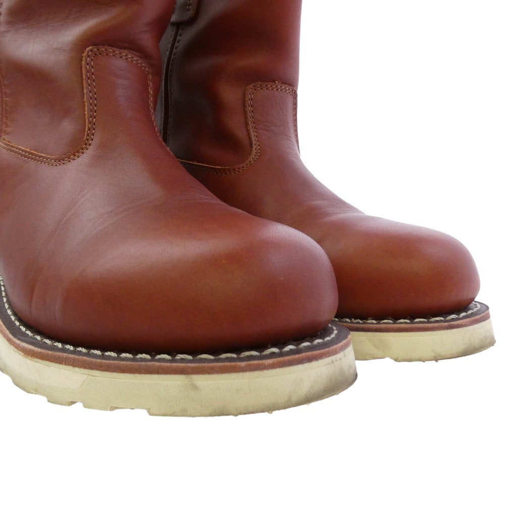 schott ショット WELLINGTON BOOTS ウェリントン ペコス ブーツ ブラウン系 27.5cm【中古】