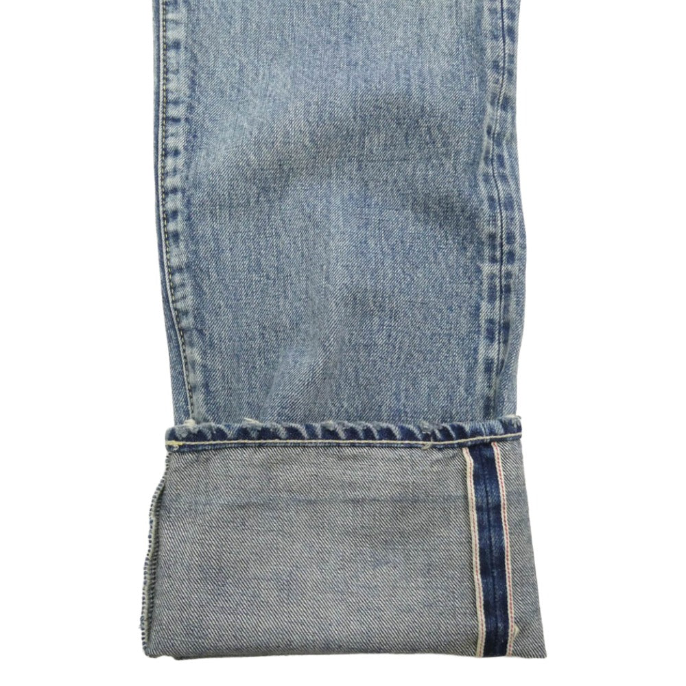 MINEDENIM マインデニム 2104-1002-86-312 FPK105N Standard Straight ボタンフライ 5ポケット ストレート ジーンズ デニム パンツ インディゴブルー系 8【中古】