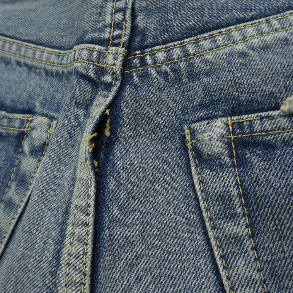 MINEDENIM マインデニム 2104-1002-86-312 FPK105N Standard Straight ボタンフライ 5ポケット ストレート ジーンズ デニム パンツ インディゴブルー系 8【中古】