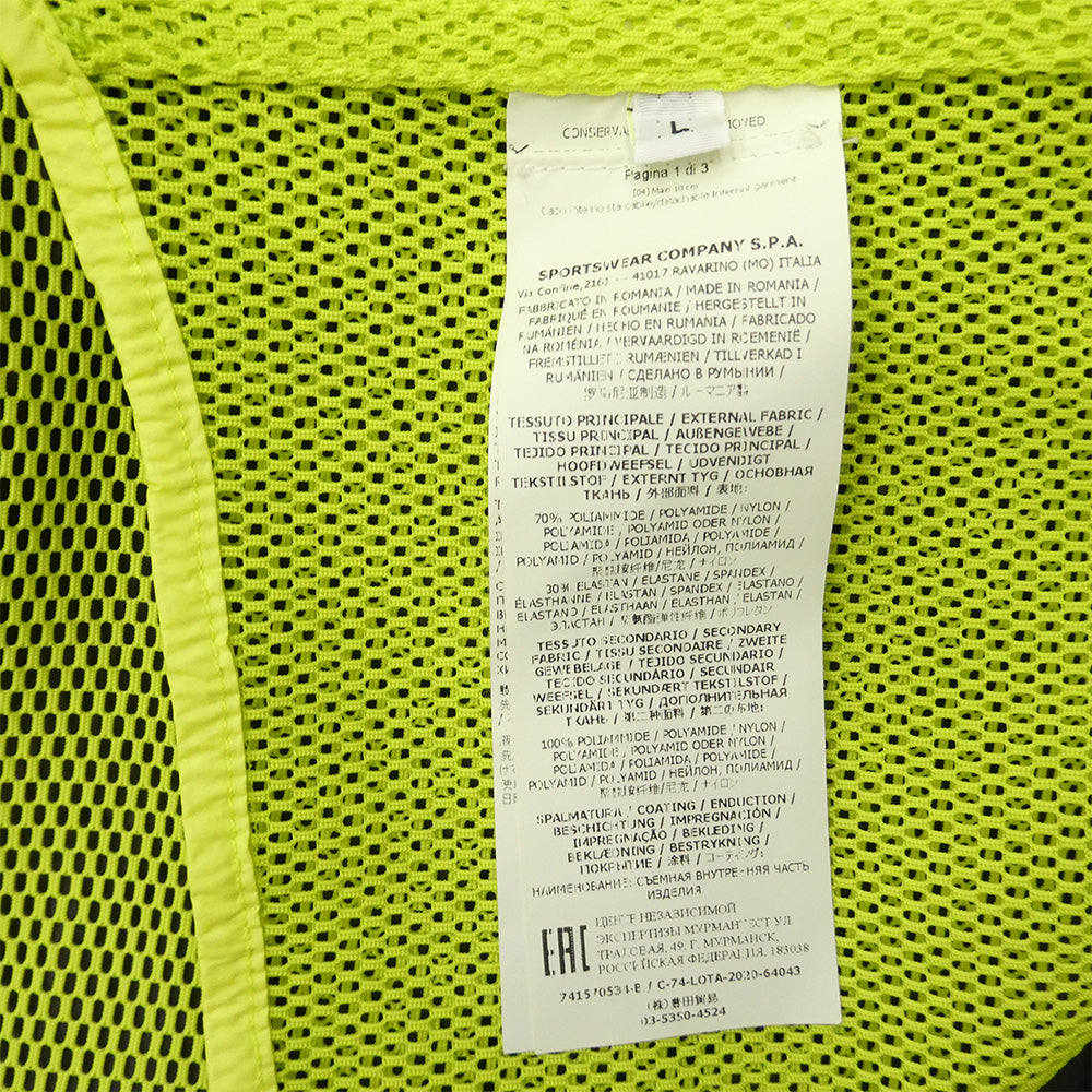 STONE ISLAND ストーンアイランド 21SS 741570534-A/741570534-B LUCIDO-TC PACKABLE TRENCH COAT 着脱可能メッシュライナー付き コーティング パッカブル ステンカラー コート ブラック系 L【美品】【中古】