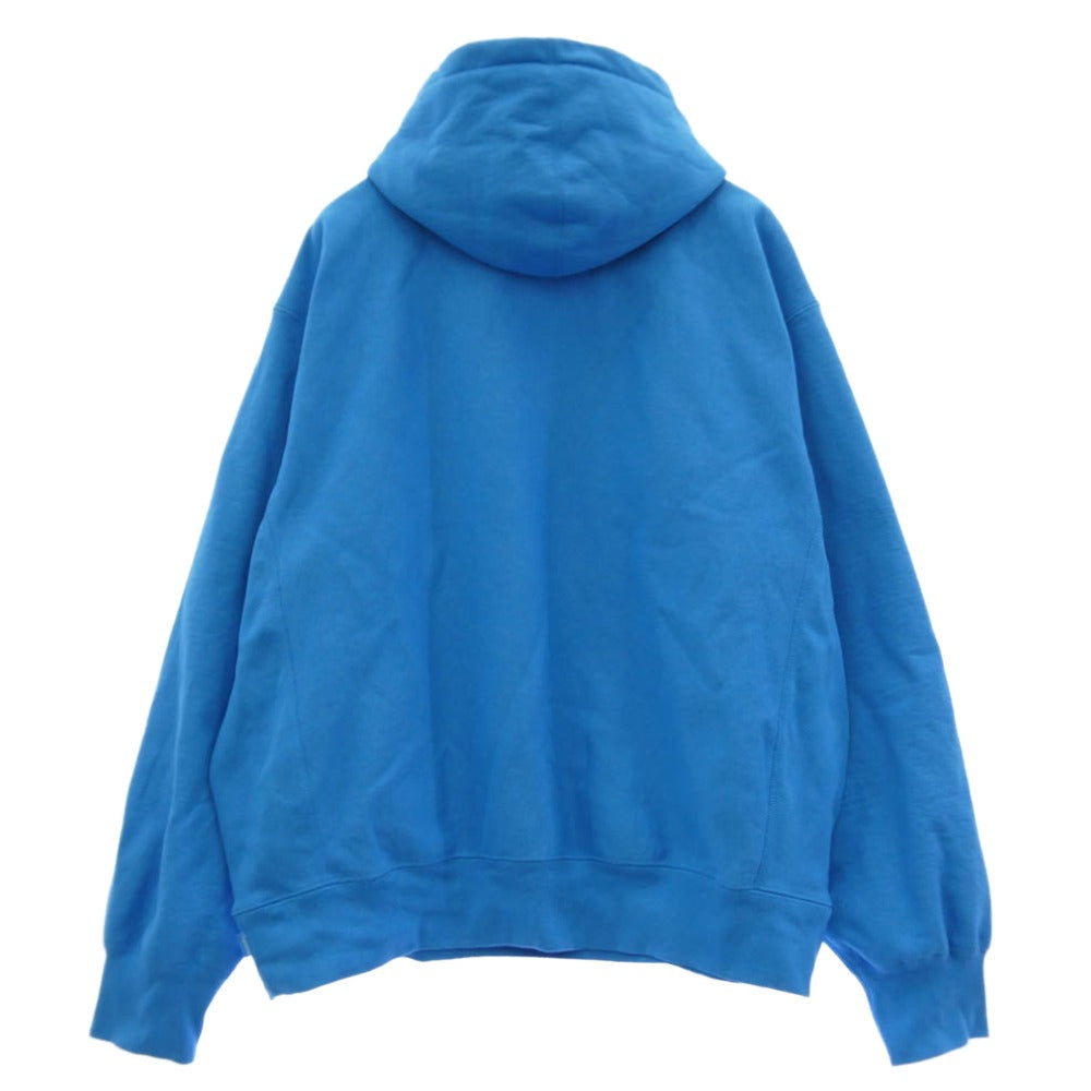 Supreme シュプリーム 25AW Box Logo Hooded Sweatshirt Cyan ボックスロゴ フーデッド スウェットシャツ プルオーバー パーカー ライトブルー系 L【中古】