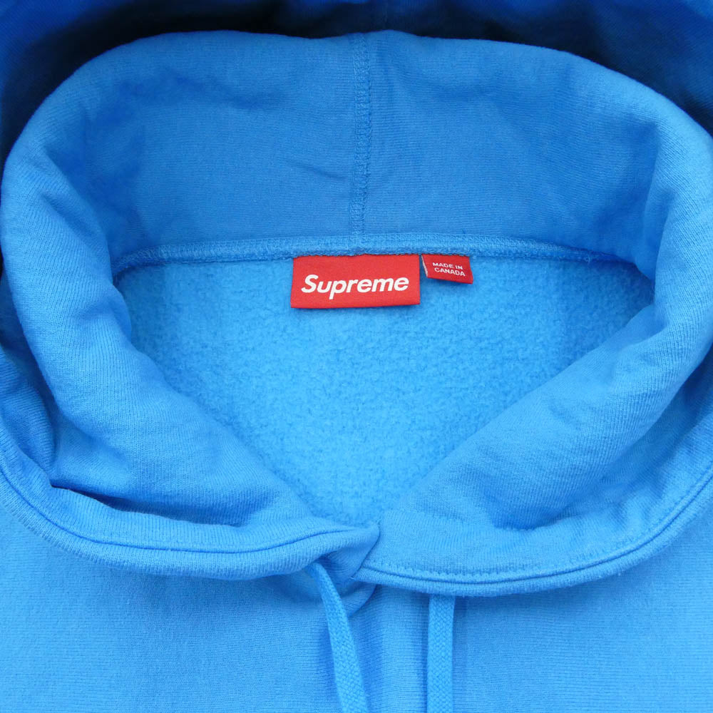 Supreme シュプリーム 25AW Box Logo Hooded Sweatshirt Cyan ボックスロゴ フーデッド スウェットシャツ プルオーバー パーカー ライトブルー系 L【中古】