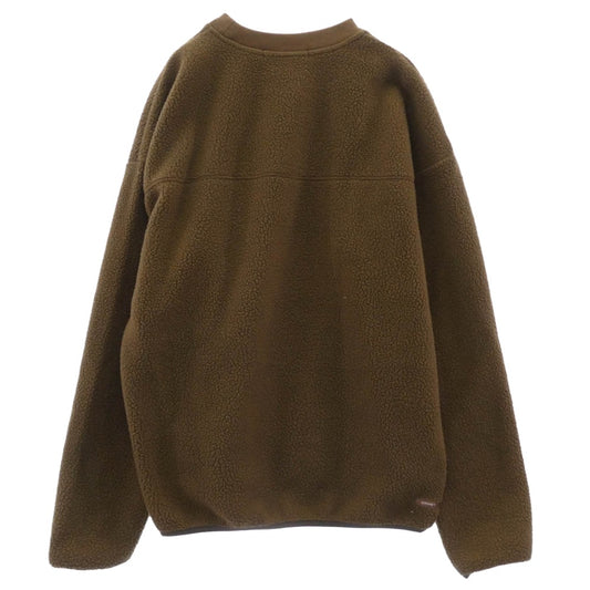 SOPHNET. ソフネット 22AW SOPH-202054 POLARTEC THERMAL PRO BOA FLEECE CREWNECK TOP ボアフリーストップ カットソー ブラウン系 M【中古】