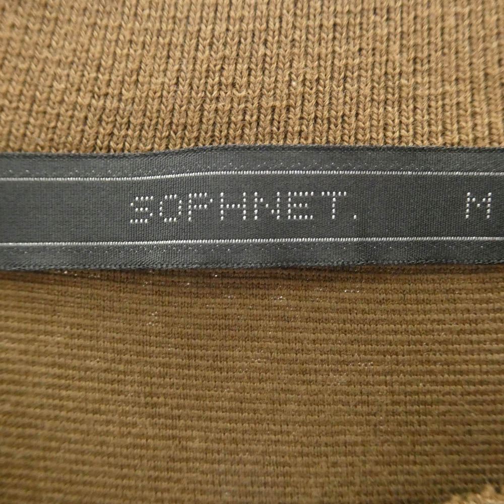 SOPHNET. ソフネット 22AW SOPH-202054 POLARTEC THERMAL PRO BOA FLEECE CREWNECK TOP ボアフリーストップ カットソー ブラウン系 M【中古】