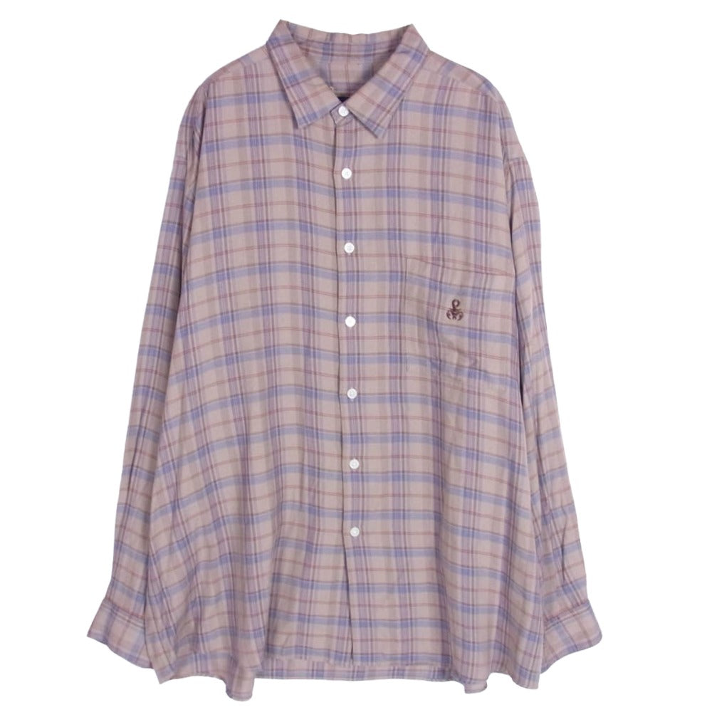 SOPHNET. ソフネット 21AW SOPH-212044 SCORPION BAGGY REGULAR COLLAR SHIRT ブラウン系 M【中古】