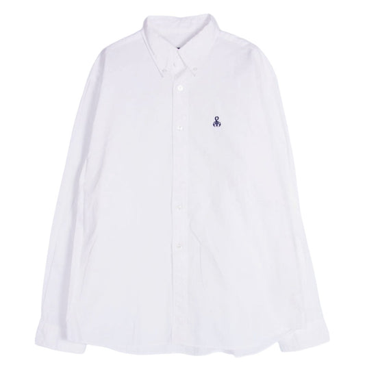 SOPHNET. ソフネット 20SS SOPH-200050 STANDARD BIG B.D SHIRT ビッグ ボタンダウン 長袖 シャツ ホワイト系 L【中古】