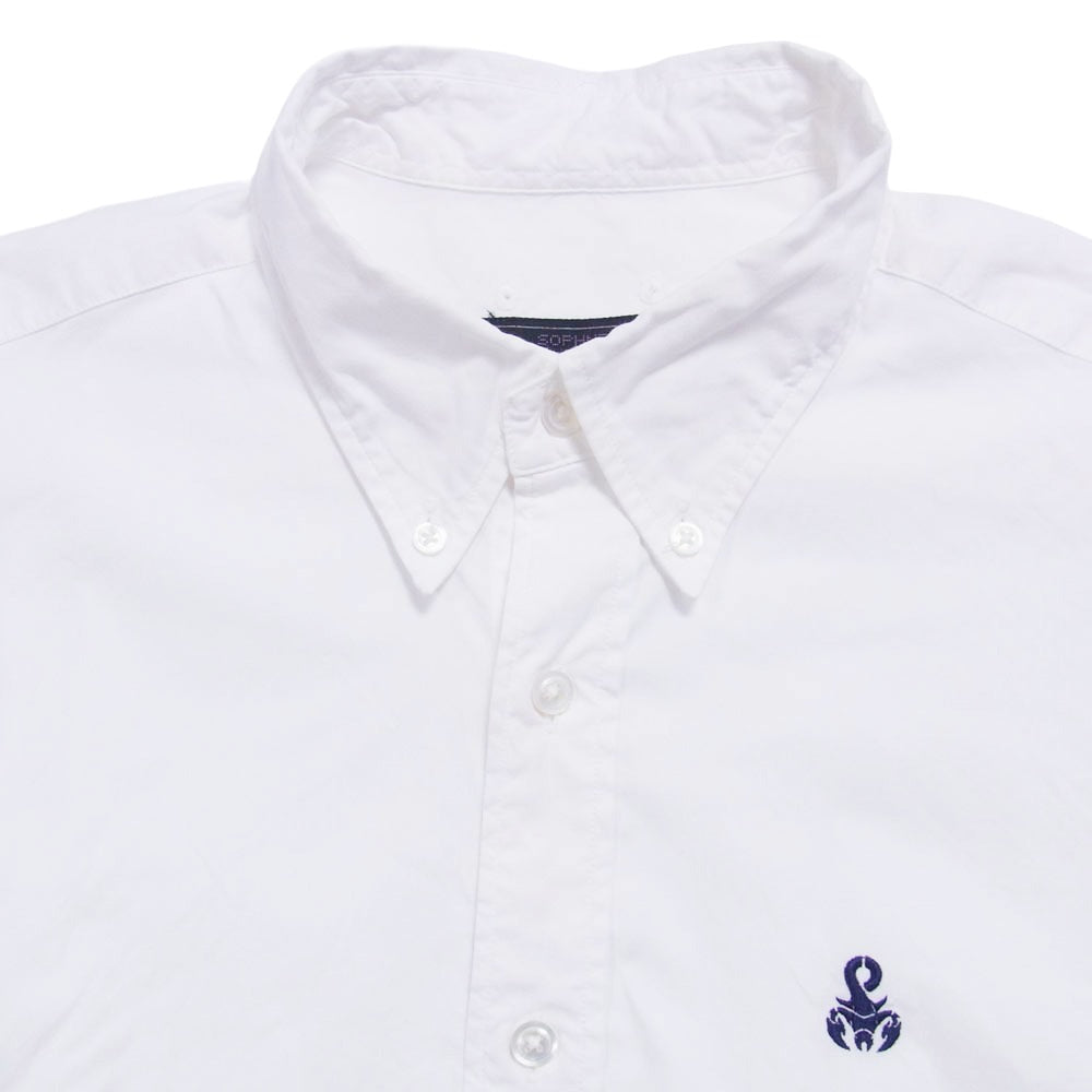 SOPHNET. ソフネット 20SS SOPH-200050 STANDARD BIG B.D SHIRT ビッグ ボタンダウン 長袖 シャツ ホワイト系 L【中古】