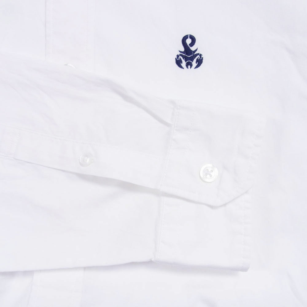 SOPHNET. ソフネット 20SS SOPH-200050 STANDARD BIG B.D SHIRT ビッグ ボタンダウン 長袖 シャツ ホワイト系 L【中古】