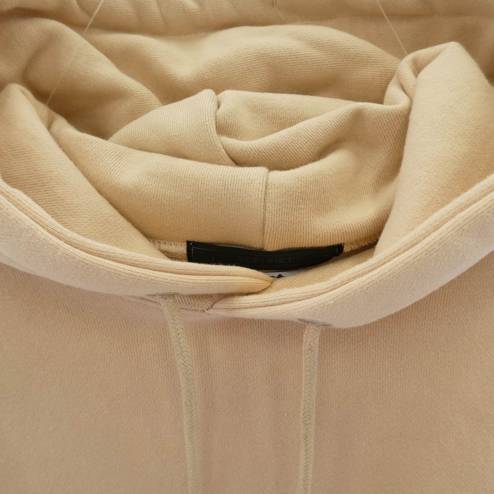 SOPHNET. ソフネット SOPH-202139 × FRUIT OF THE LOOM フルーツオブザルーム SWEAT HOODIE スウェット フーディー パーカー ベージュ系 M【中古】
