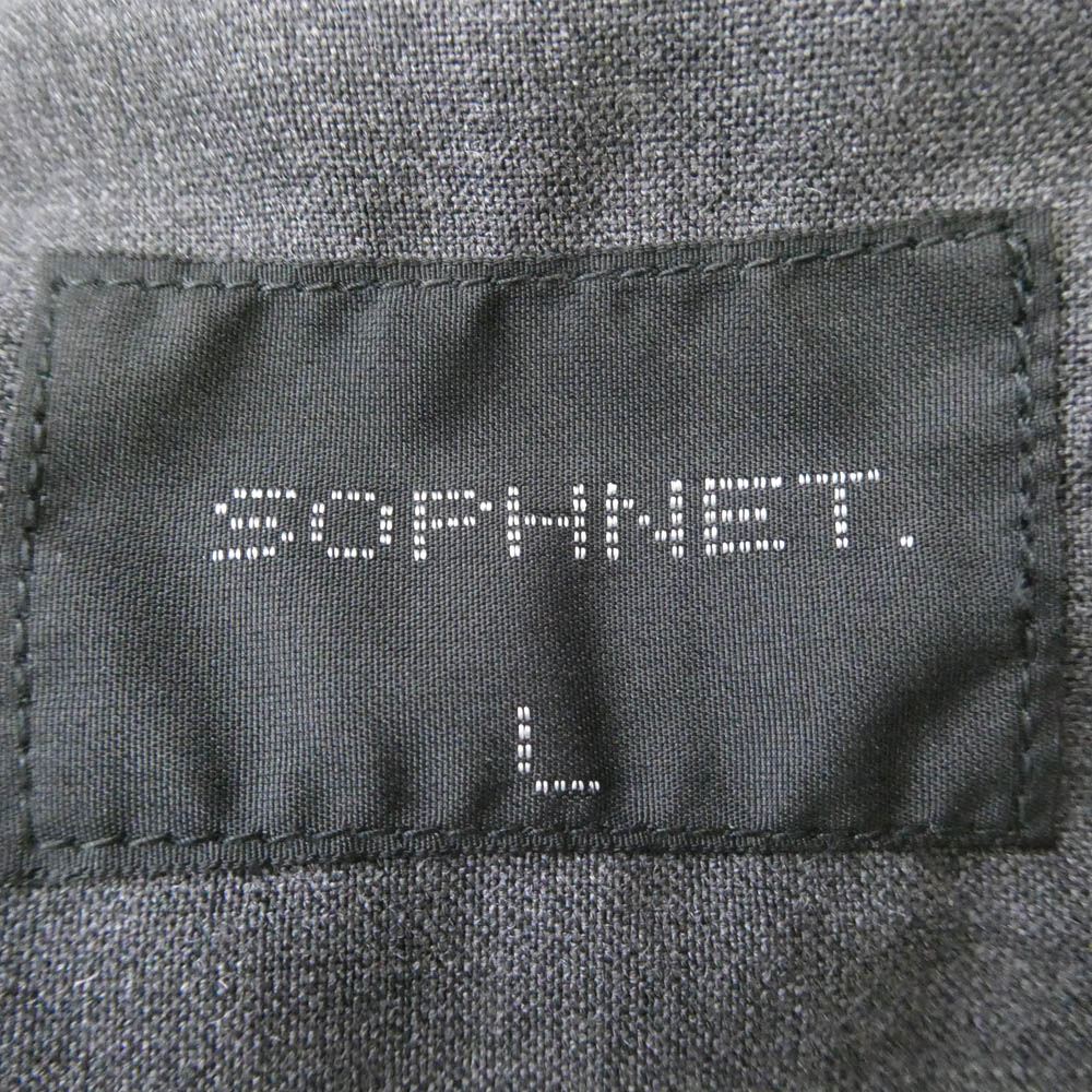 SOPHNET. ソフネット SOPH-222011 TAPERED EASY PANTS テーパード イージー パンツ チャコール系 L【中古】