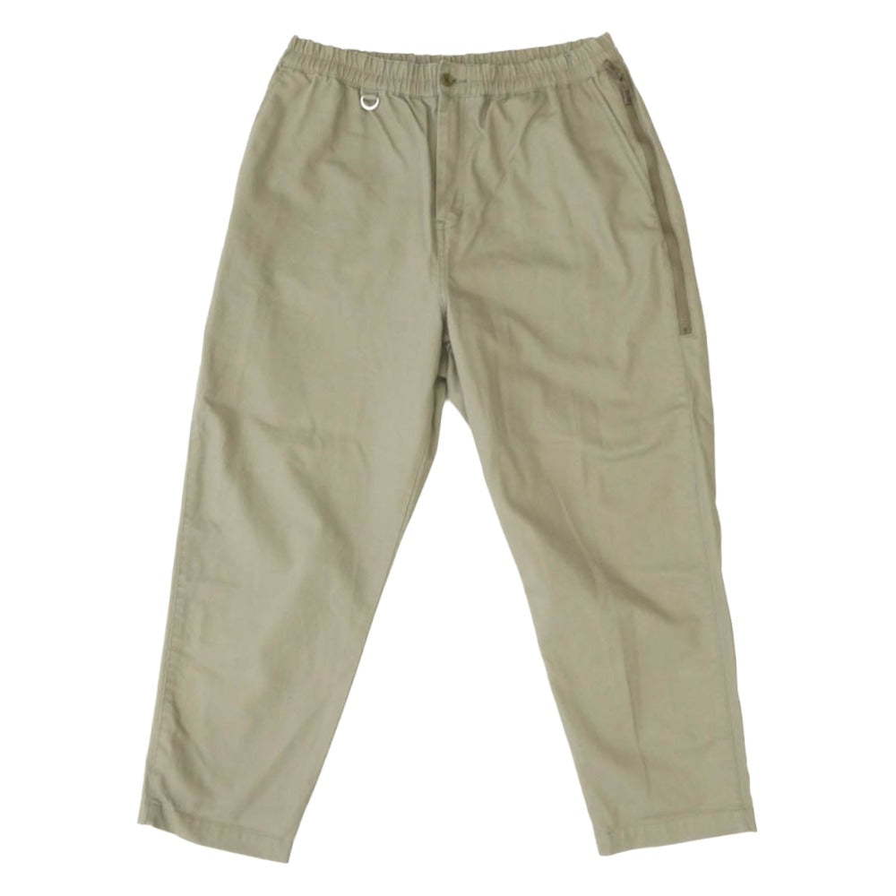 SOPHNET. ソフネット SOPH-210001 WIDE CROPPED VENTILATION PANTS ワイド クロップド ベンチレーション パンツ カーキ系 L【中古】