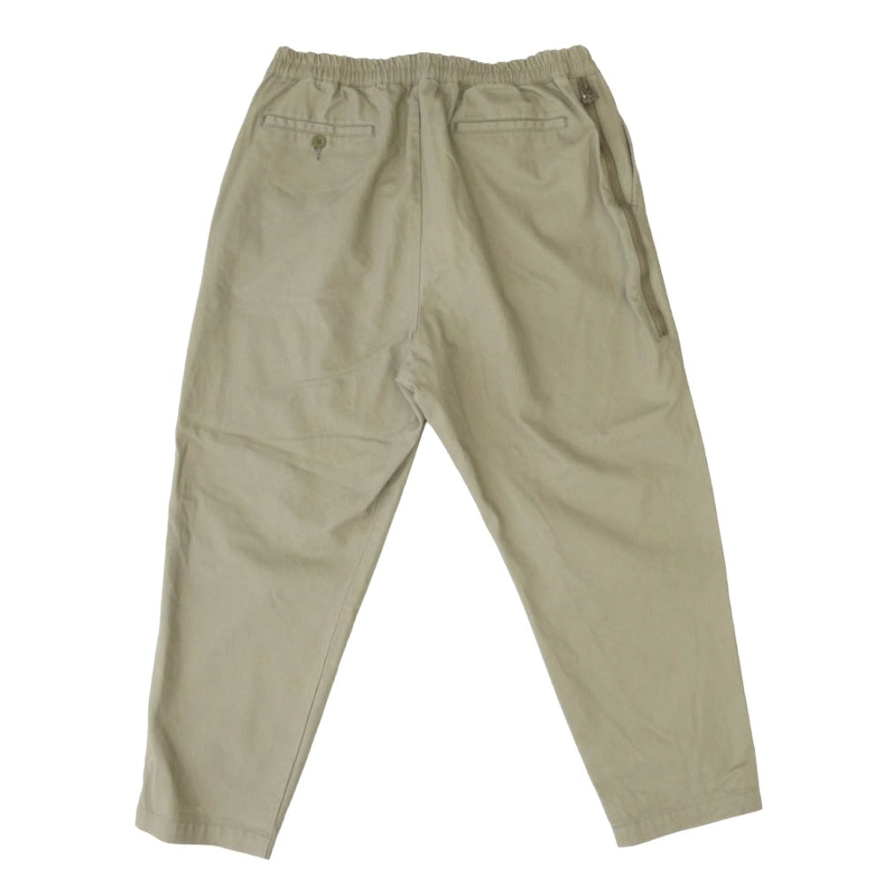 SOPHNET. ソフネット SOPH-210001 WIDE CROPPED VENTILATION PANTS ワイド クロップド ベンチレーション パンツ カーキ系 L【中古】