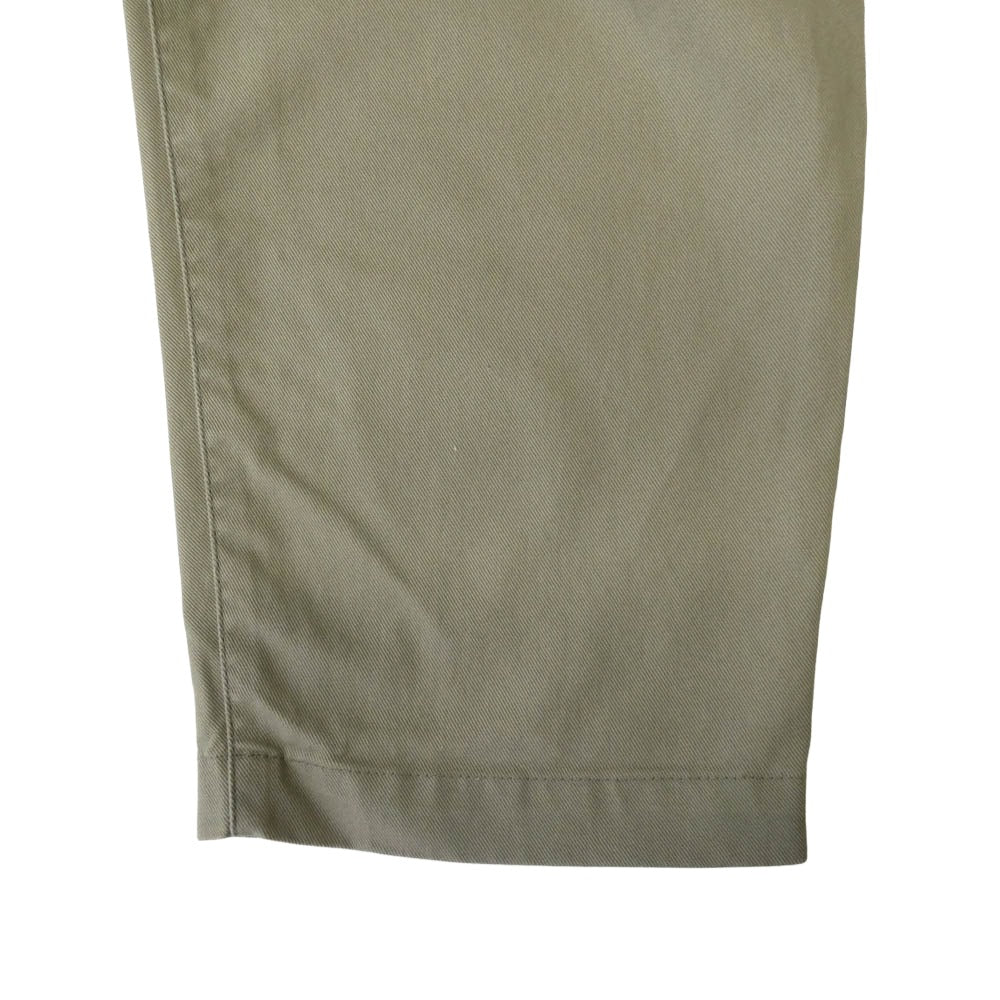 SOPHNET. ソフネット SOPH-210001 WIDE CROPPED VENTILATION PANTS ワイド クロップド ベンチレーション パンツ カーキ系 L【中古】