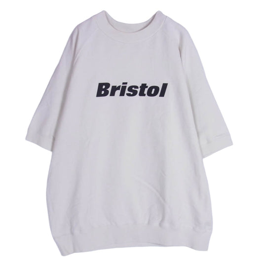 F.C.R.B. エフシーアールビー FCRB-230068 S/S CREWNECK BAGGY SWEAT 半袖 クルーネック バギー スウェット オフホワイト系 M【中古】