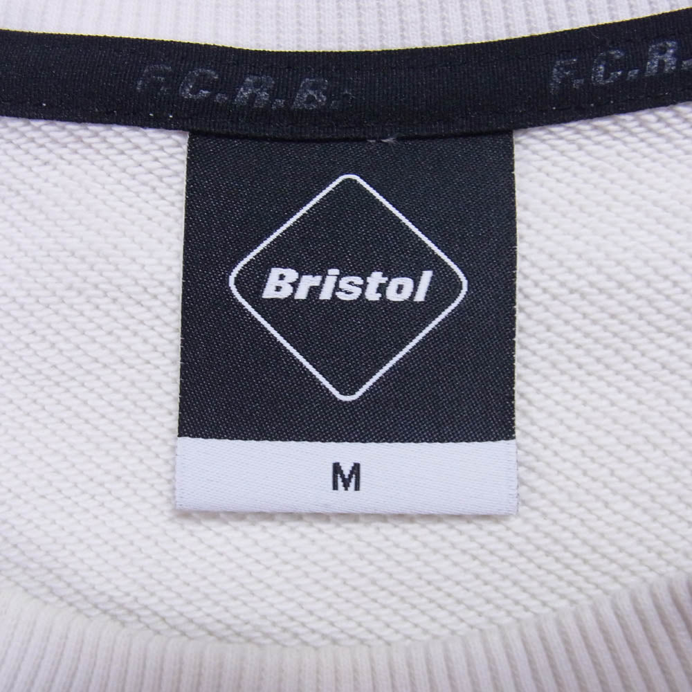 F.C.R.B. エフシーアールビー FCRB-230068 S/S CREWNECK BAGGY SWEAT 半袖 クルーネック バギー スウェット オフホワイト系 M【中古】
