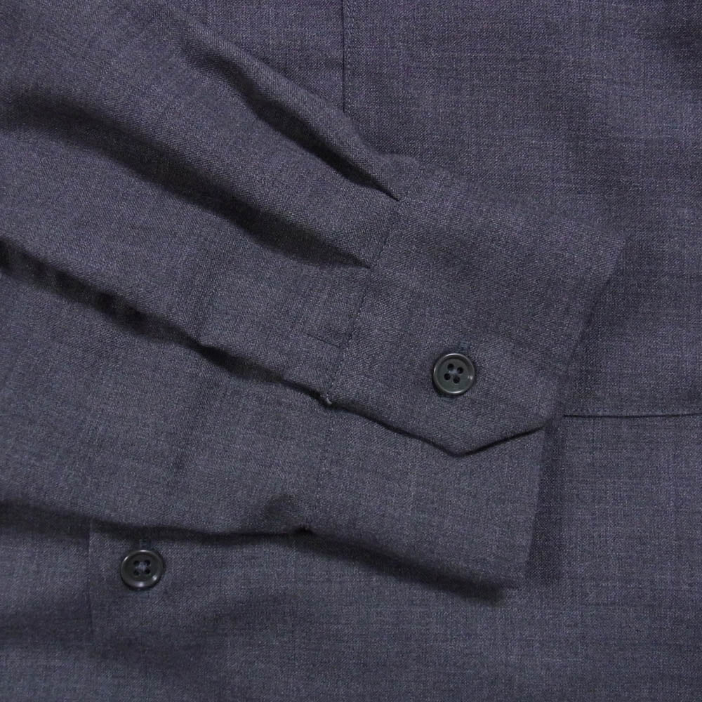 SOPHNET. ソフネット SOPH-222010 BIG BAND COLLAR SHIRT バンドカラー シャツ チャコール系 L【中古】