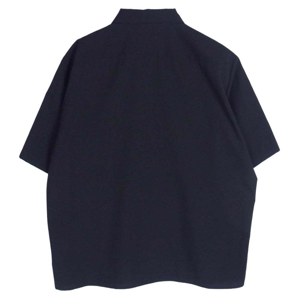 SOPHNET. ソフネット 21SS SOPH-210104 × DICKIES ディッキーズ BAGGY CHAMBRAY WORK SHIRT 半袖 ワーク シャツ ブラック系 M【中古】
