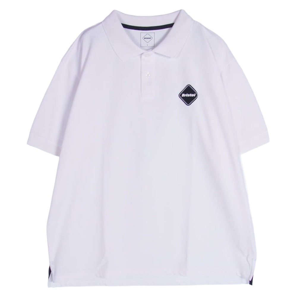 F.C.R.B. エフシーアールビー FCRB-230078 EMBLEM POLO エンブレム ポロシャツ ホワイト系 L【中古】
